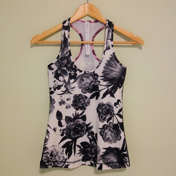 Lululemon Floral Racerback Tank Top - Picture 1 of 9